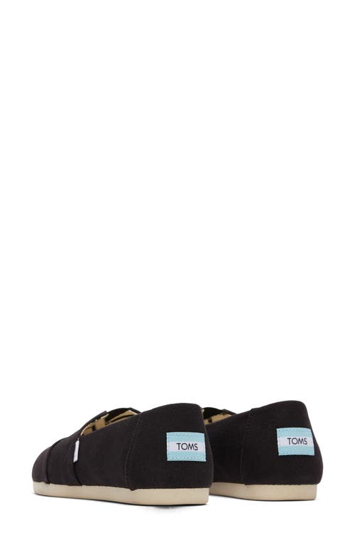 Shop Toms Alpargata Slip-on In Black