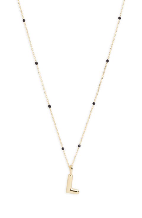 Initial Pendant Necklace