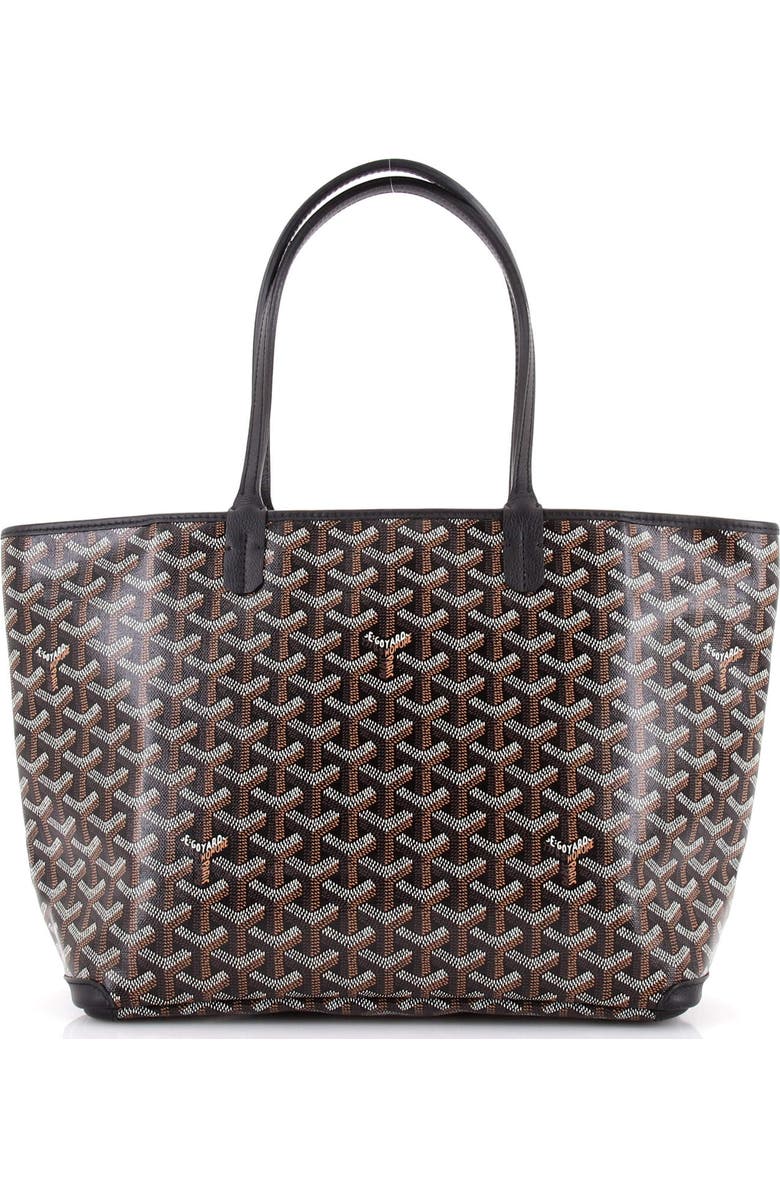 Pre-Owned Goyard Artois Tote Coated Canvas PM, Alternate, color, Black