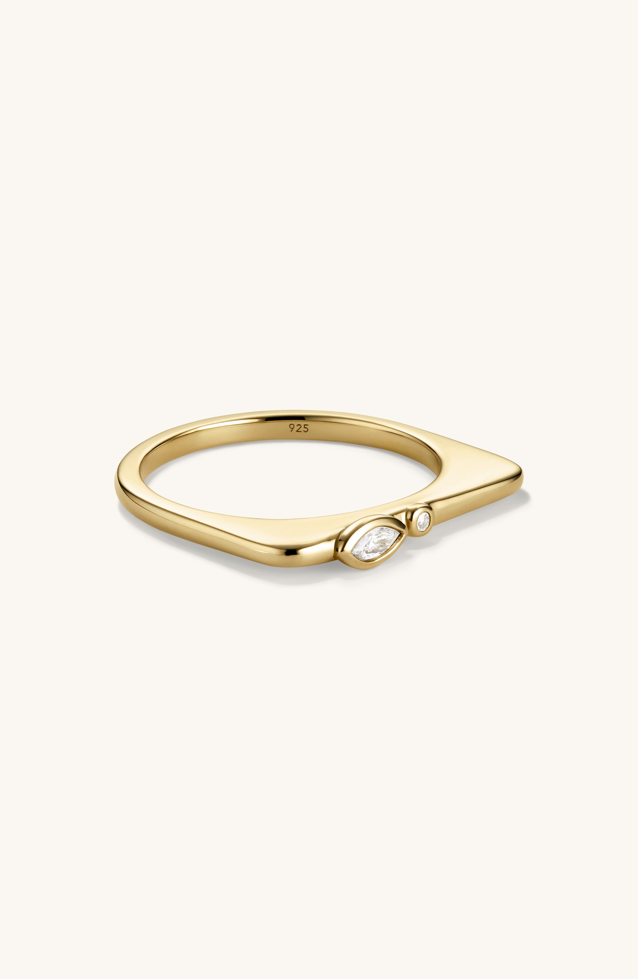 Gold / White Sapphire