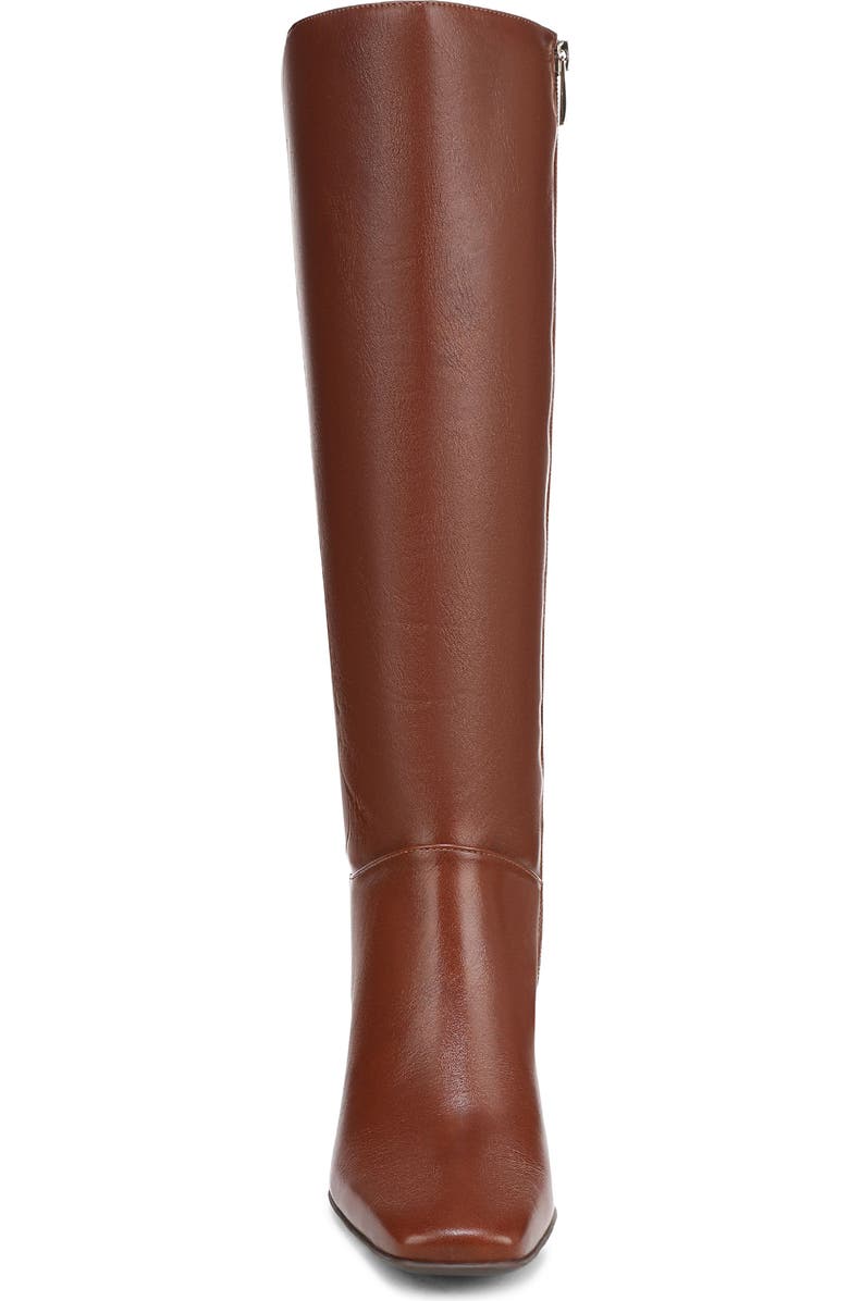 Naturalizer Nona Square Toe Boot, Alternate, color, Saddle Tan Faux Leather