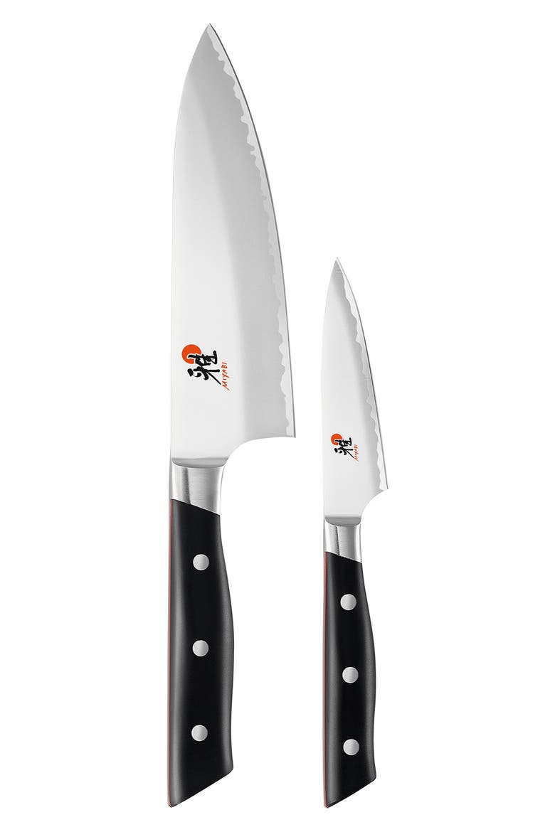 Evolution 2-Piece Knife Set, Main, color, STAINLESS STEEL