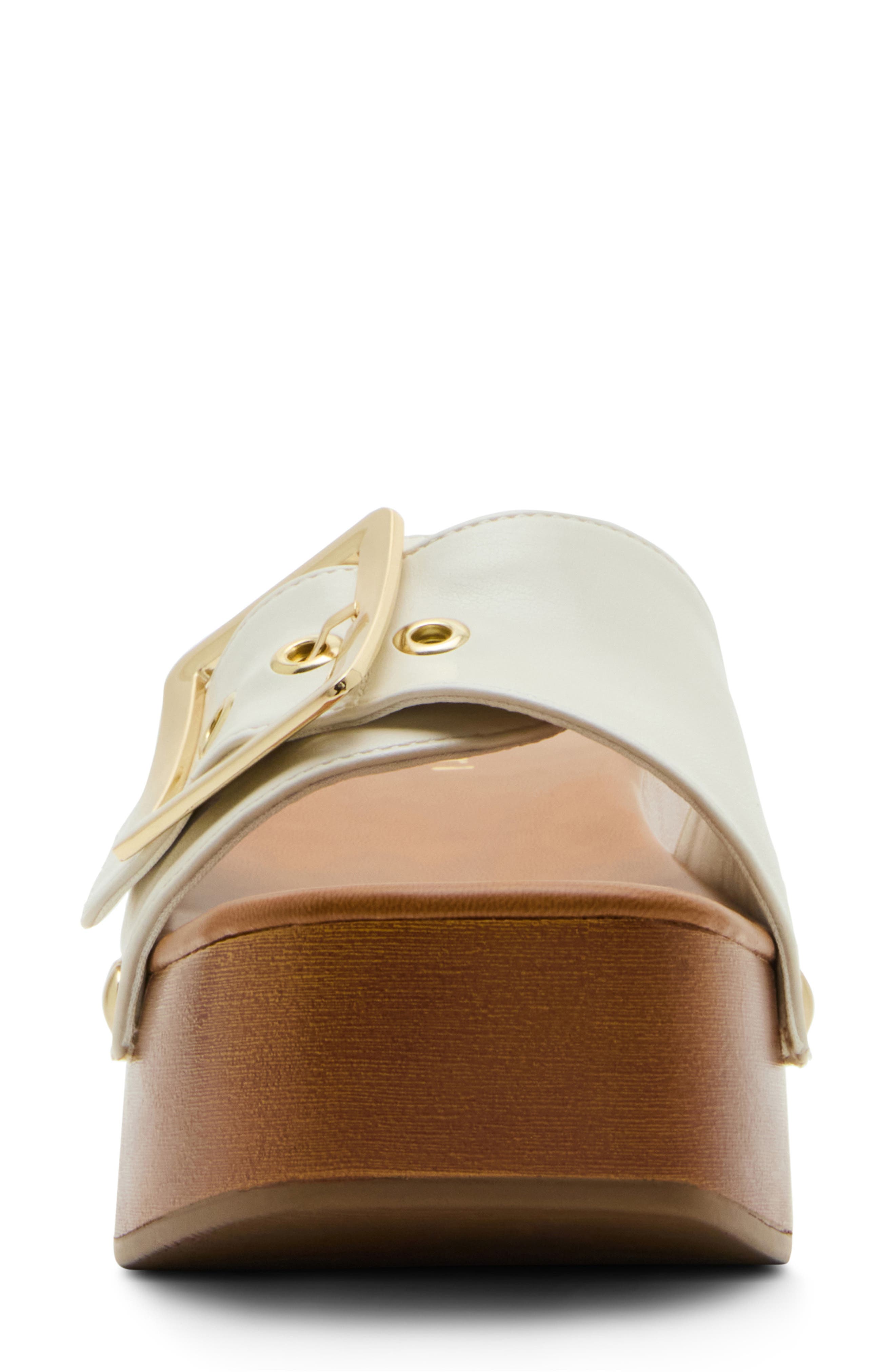 Madden Girl Woodland Slide Sandal, Alternate, color, Bone Paris