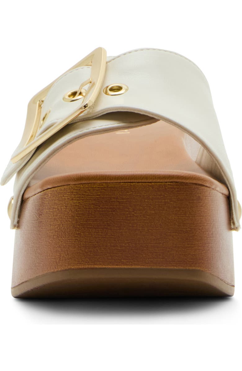 Madden Girl Woodland Slide Sandal, Alternate, color, Bone Paris