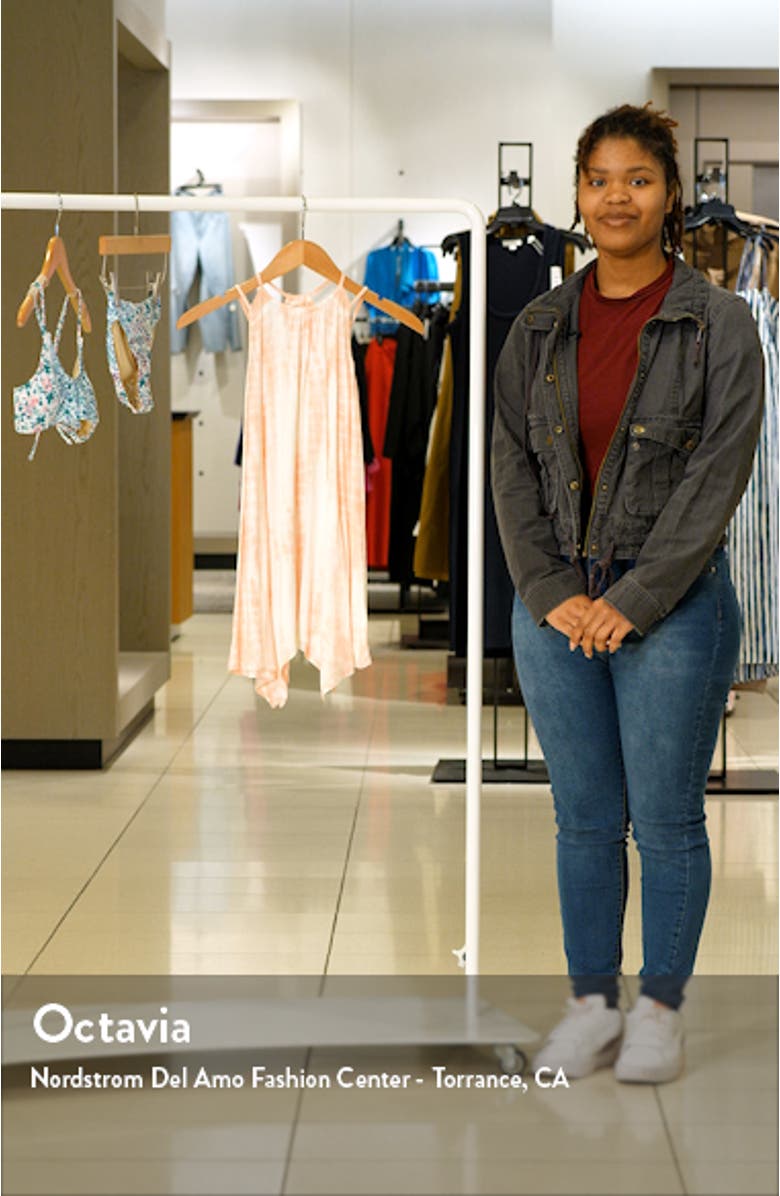 Kids' Stripe Sleeveless Handkerchief Hem Dress, sales video thumbnail