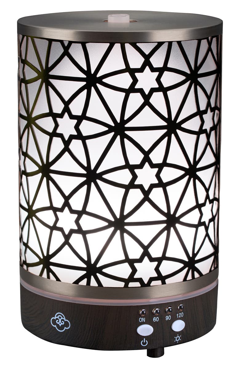 SERENE HOUSE Nexus Metal Ultrasonic Aroma Diffuser, Alternate, color, Silver