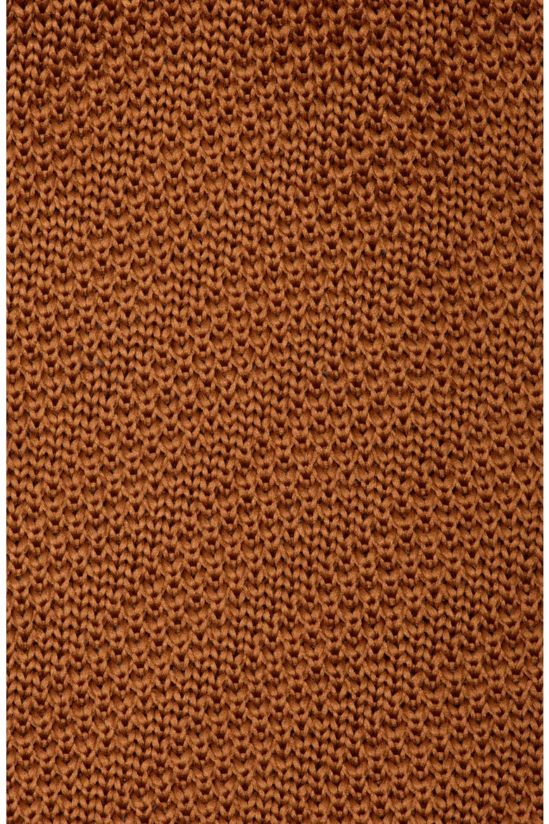 Stanley Solid Knit Tie, Alternate, color, CARAMELLO
