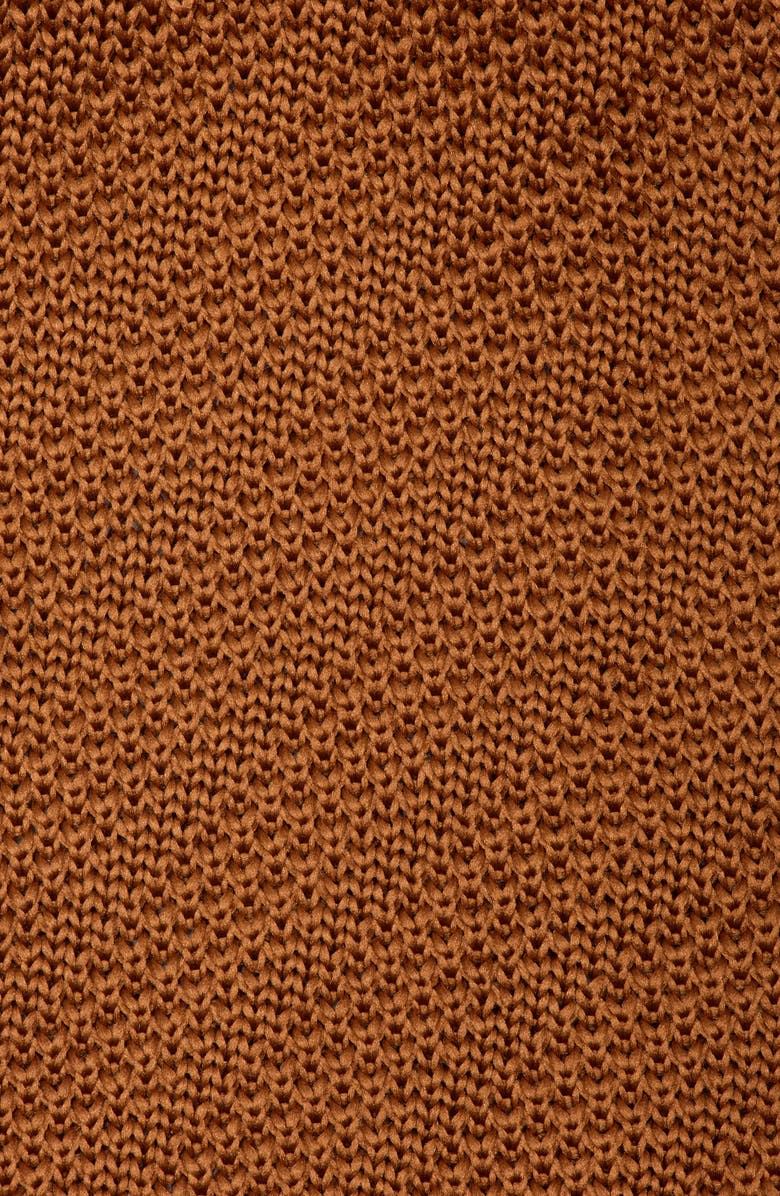 PAISLEY & GRAY Stanley Solid Knit Tie, Alternate, color, Caramello