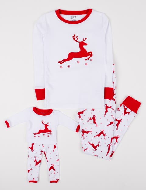 Girls 2-pc. Cotton Pajamas with Matching Doll Accessory -  Holiday Prints/Solids (Toddler, Little Kid & Big Kid)