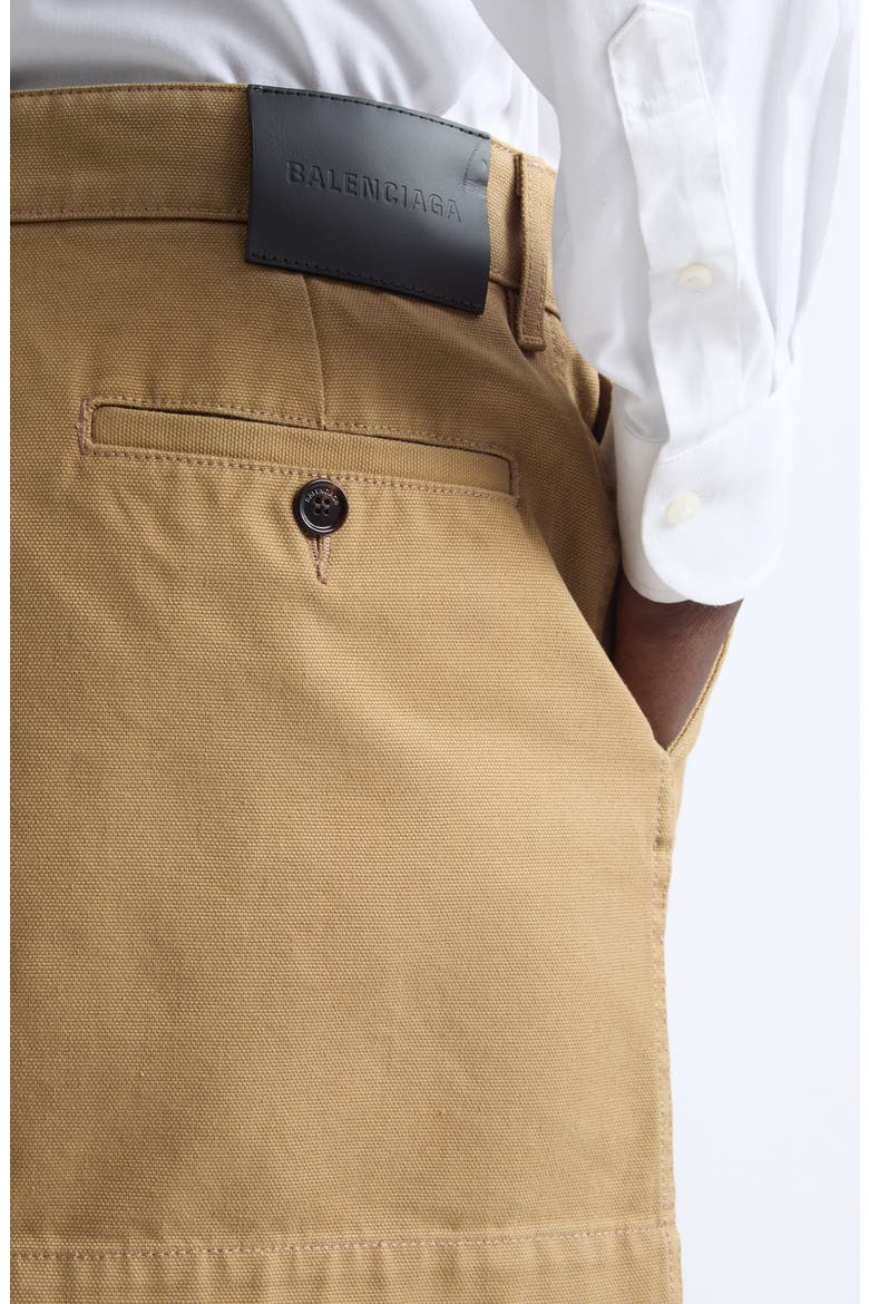 Cotton Canvas Miniskirt, Alternate, color, 9501 BEIGE