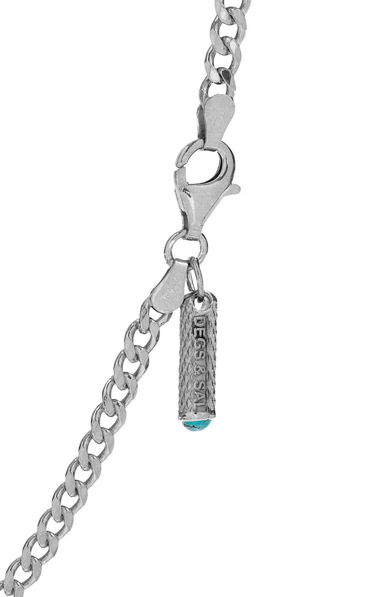 Degs & Sal Men's Sterling Silver Cuban Chain Necklace, Alternate, color, Silver