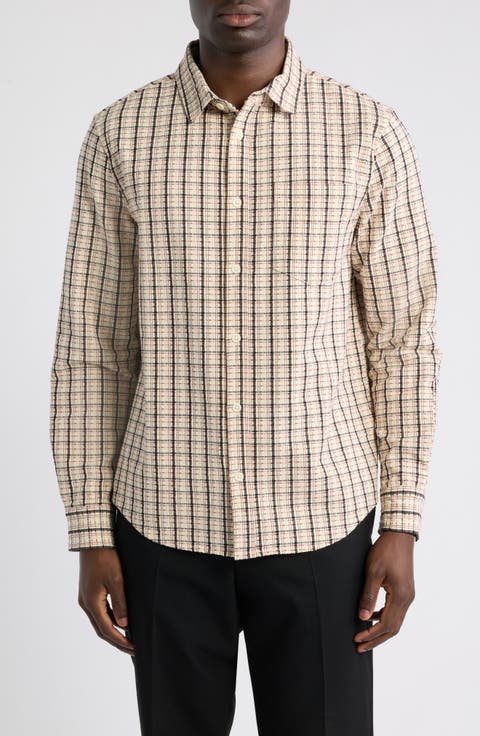 Shelly Long Sleeve Dobby Check Shirt