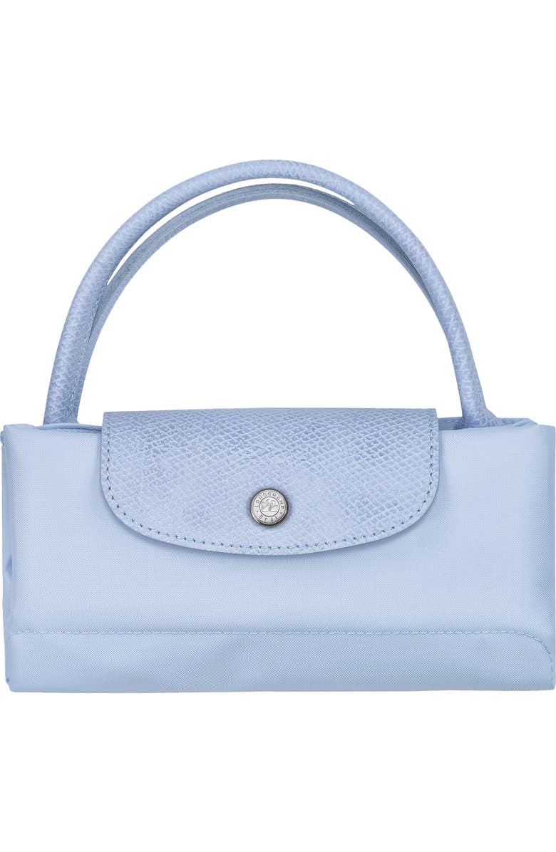 Longchamp Small Le Pliage Green Recycled Canvas Top Handle Bag, Alternate, color,