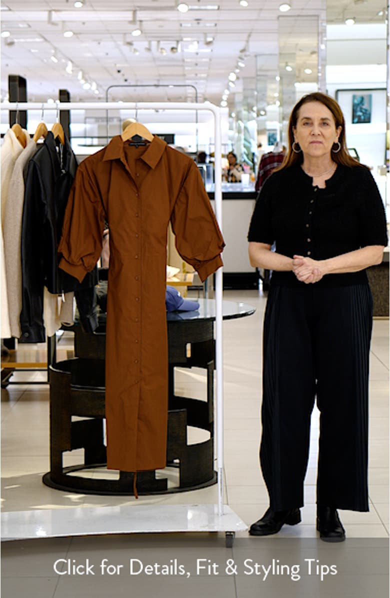 Flared Cotton Midi Dress, sales video thumbnail