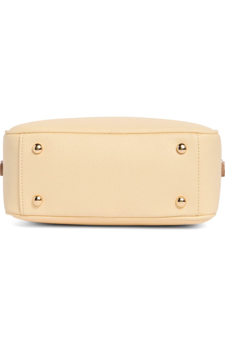 Nanette Lepore Pineapple Charm Crossbody Satchel, Alternate, color, Panna Cotta