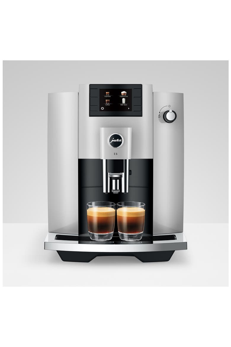E6 Automatic Coffee Machine, Alternate, color, SILVER