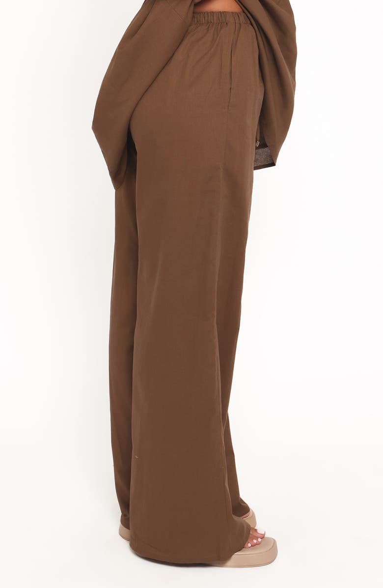 Petal & Pup Ember Strapless Cotton & Linen Tunic Top, Alternate, color, Brown