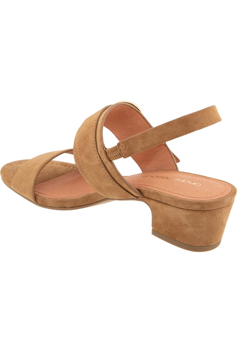 André Assous Patresa Ankle Strap Sandal, Alternate, color, Cognac