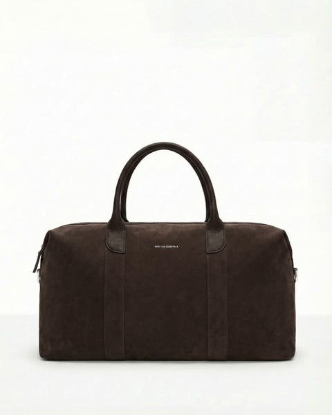 Kelowna Suede Leather Weekender Bag