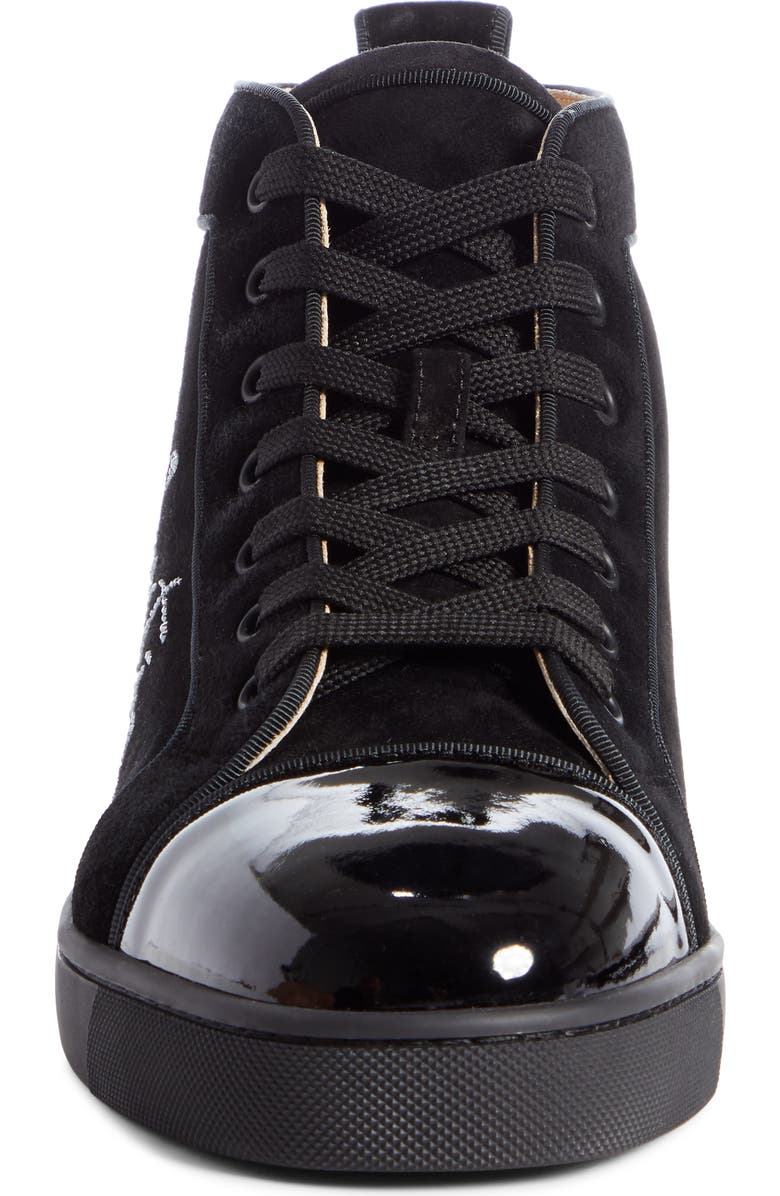 Christian Louboutin Louis Strass Sneaker, Alternate, color,