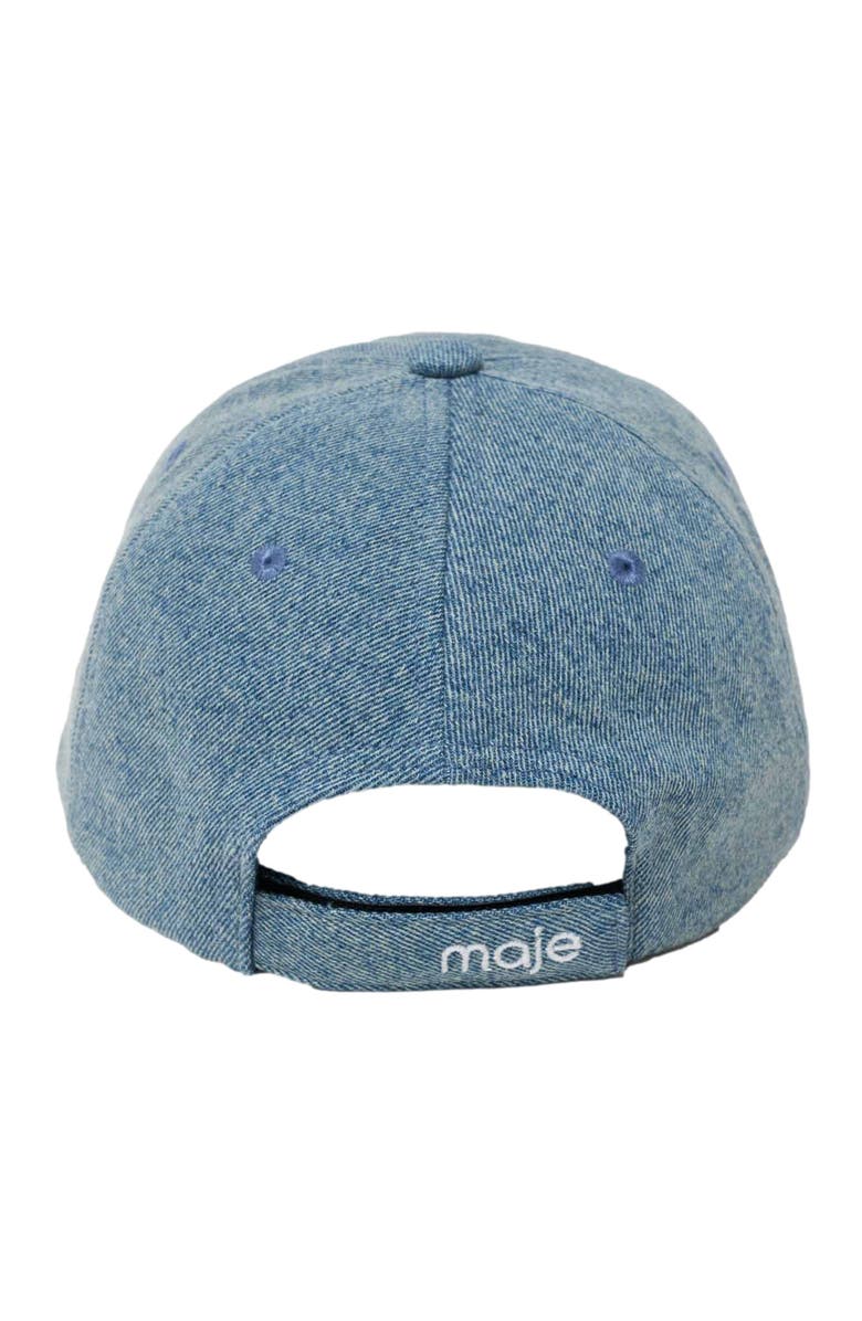 maje Denim cap, Alternate, color, Blue