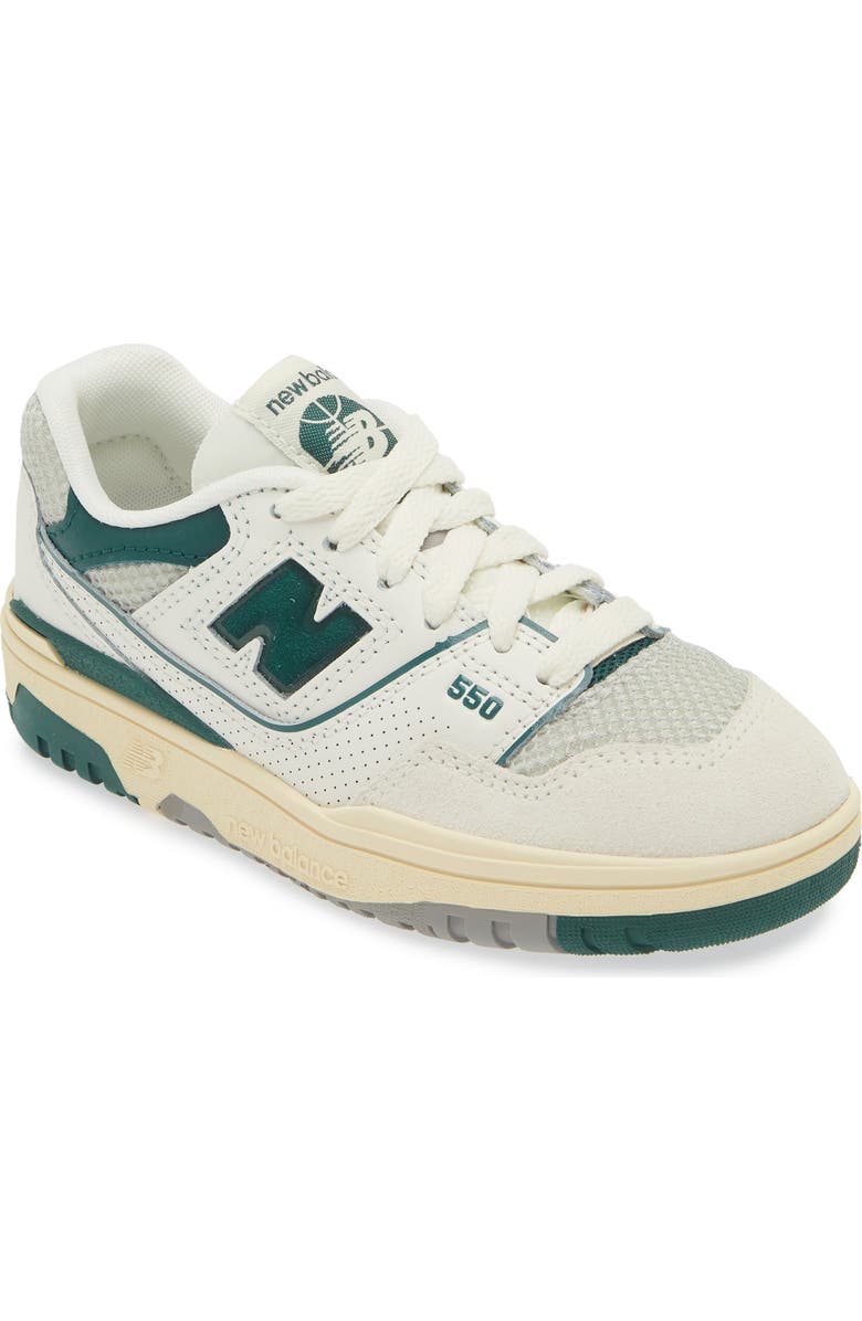 New Balance 550 Basketball Sneaker, Main, color, Marsh Green/ Sea Salt