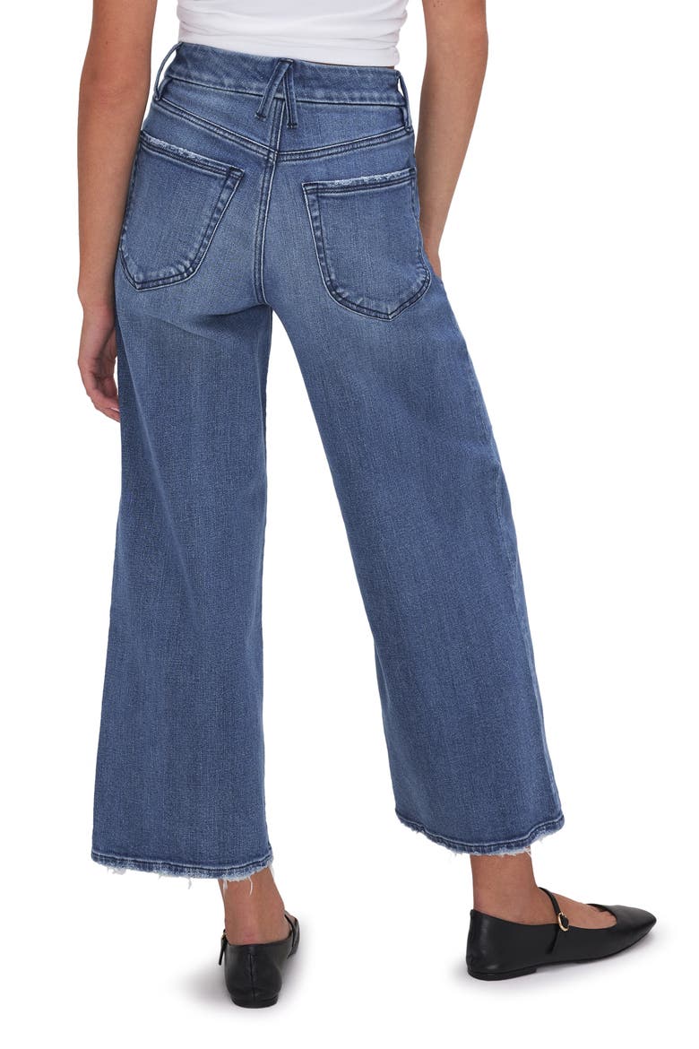 Good Waist Crop Palazzo Jeans, Alternate, color, INDIGO338