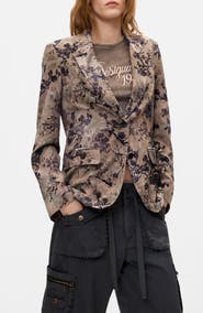 Desigual Floral Print Blazer
