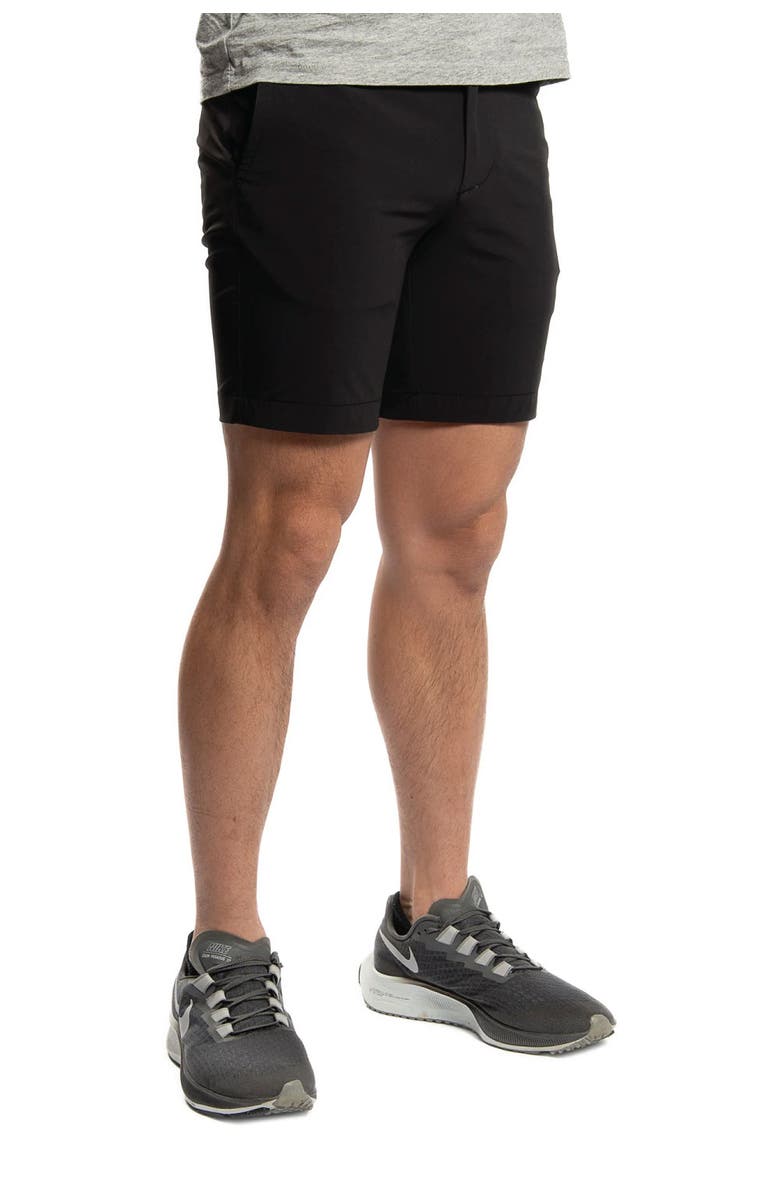 Peter Manning Tech Shorts, Alternate, color, Black