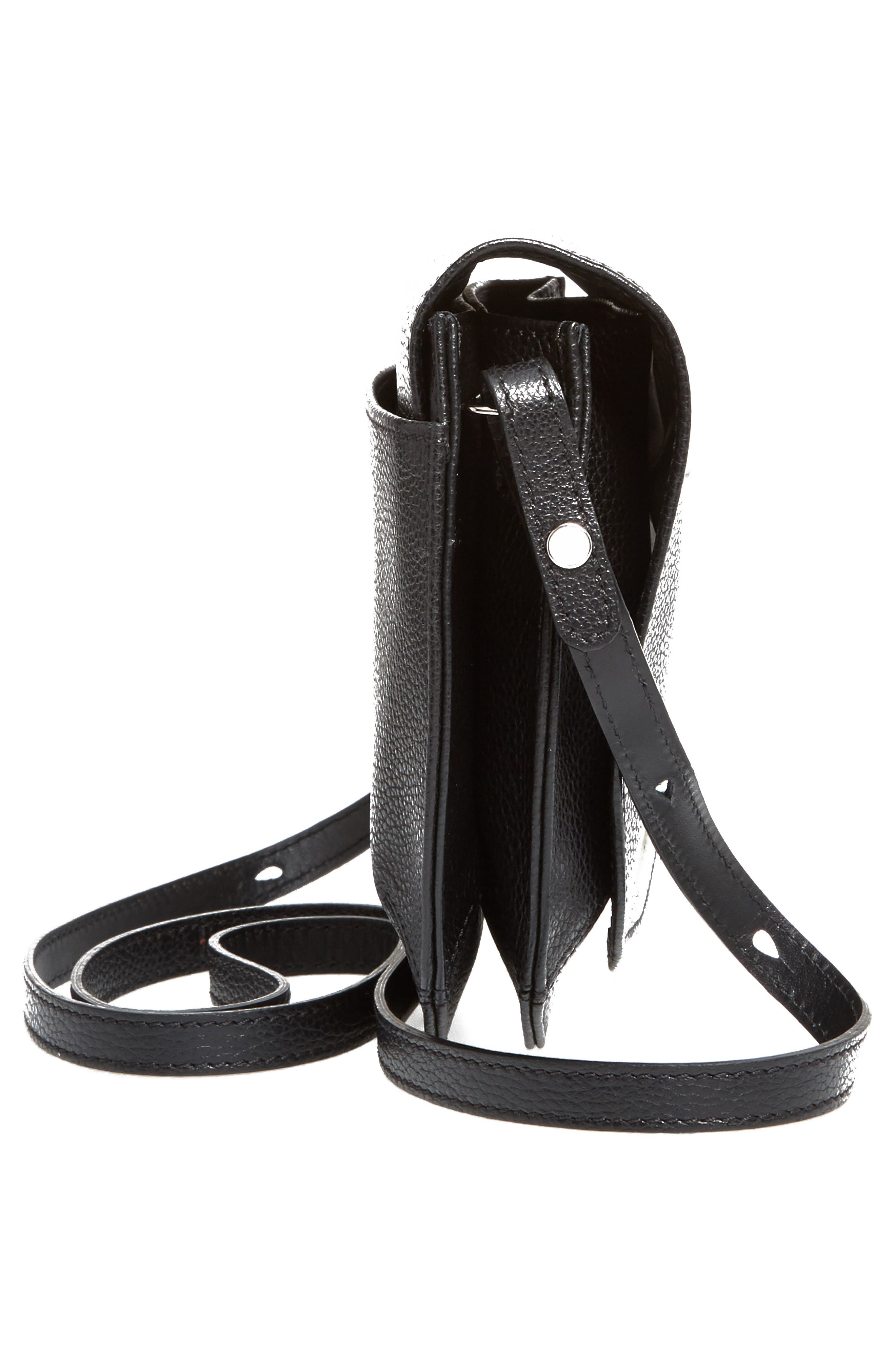 Longchamp Small Le Foulonne Leather Crossbody Bag, Alternate, color, 