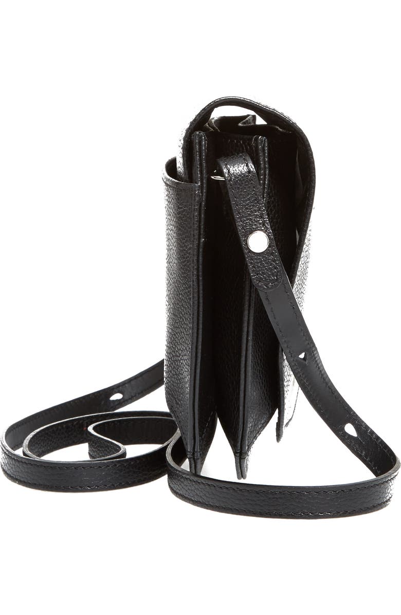 Longchamp Small Le Foulonne Leather Crossbody Bag, Alternate, color,