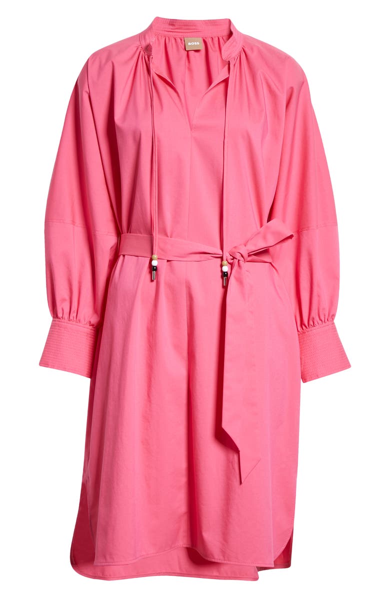 BOSS Dapera Long Sleeve Cotton Blend Dress, Alternate, color, 