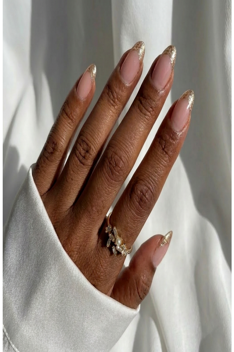 Athena Aurora Almond Press-On Nails, Alternate, color, Athena Aurora
