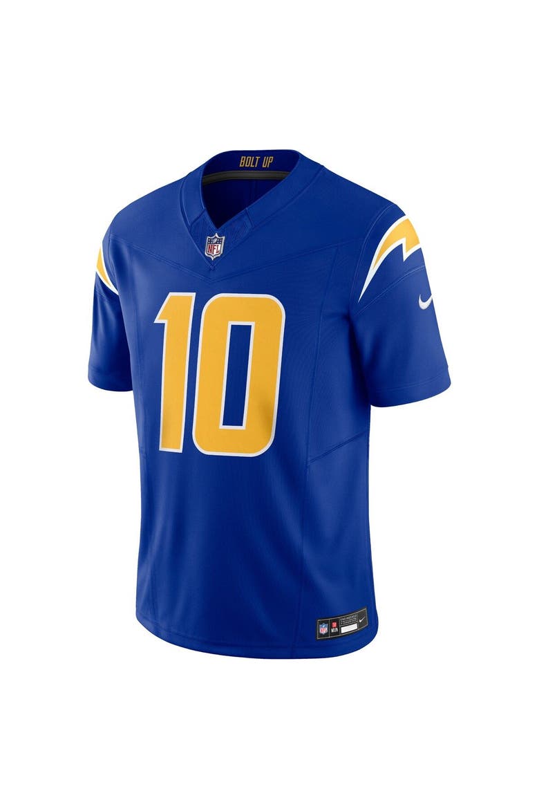 Men's Nike Justin Herbert Royal Los Angeles Chargers Vapor F.U.S.E. Limited Jersey, Alternate, color, Royal