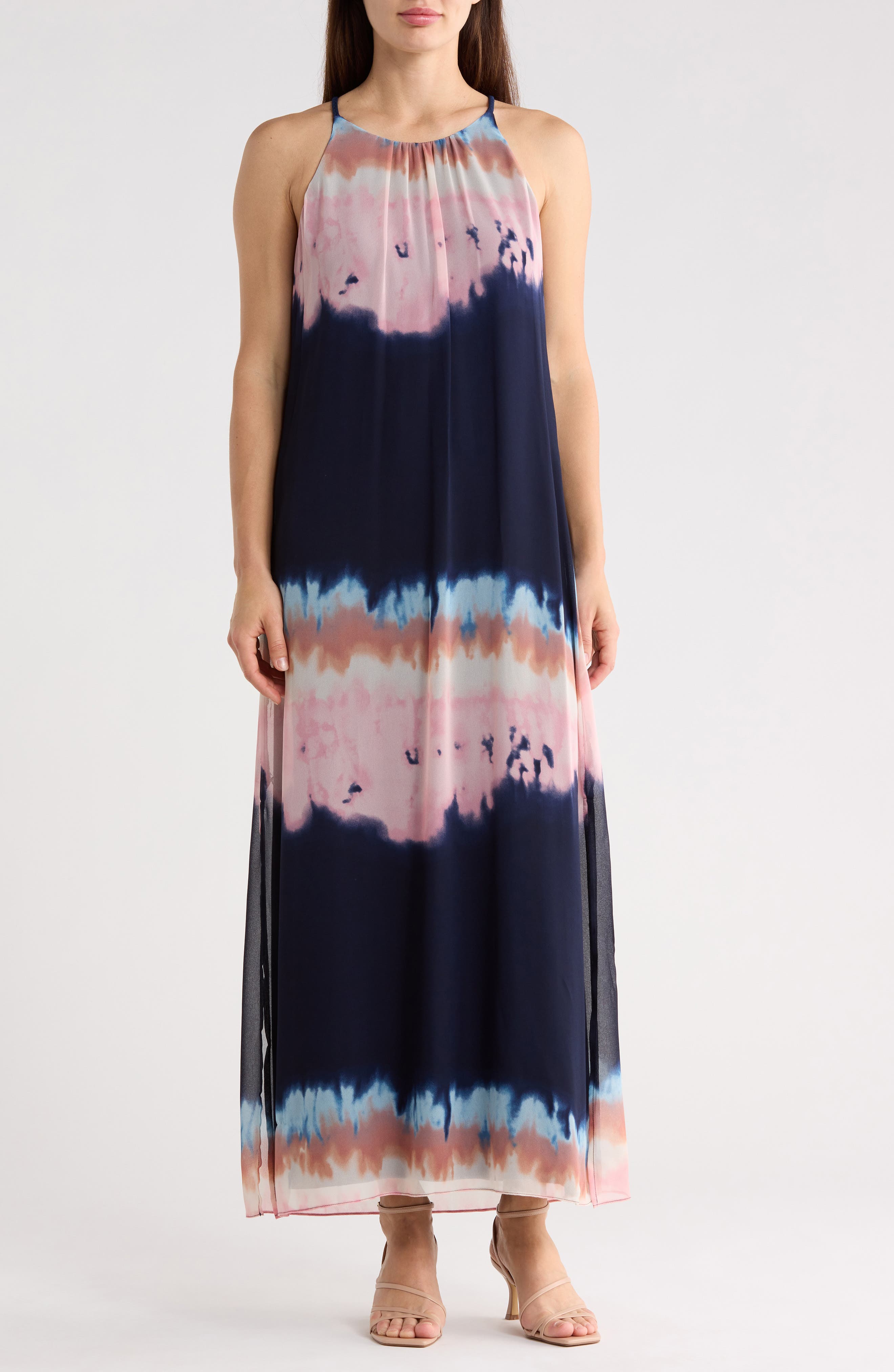 matty m. Braided Trim Maxi Dress
