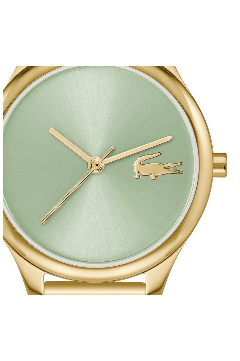 Mini Crocodelle Mesh Strap Watch, 28mm, Alternate, color, GOLD