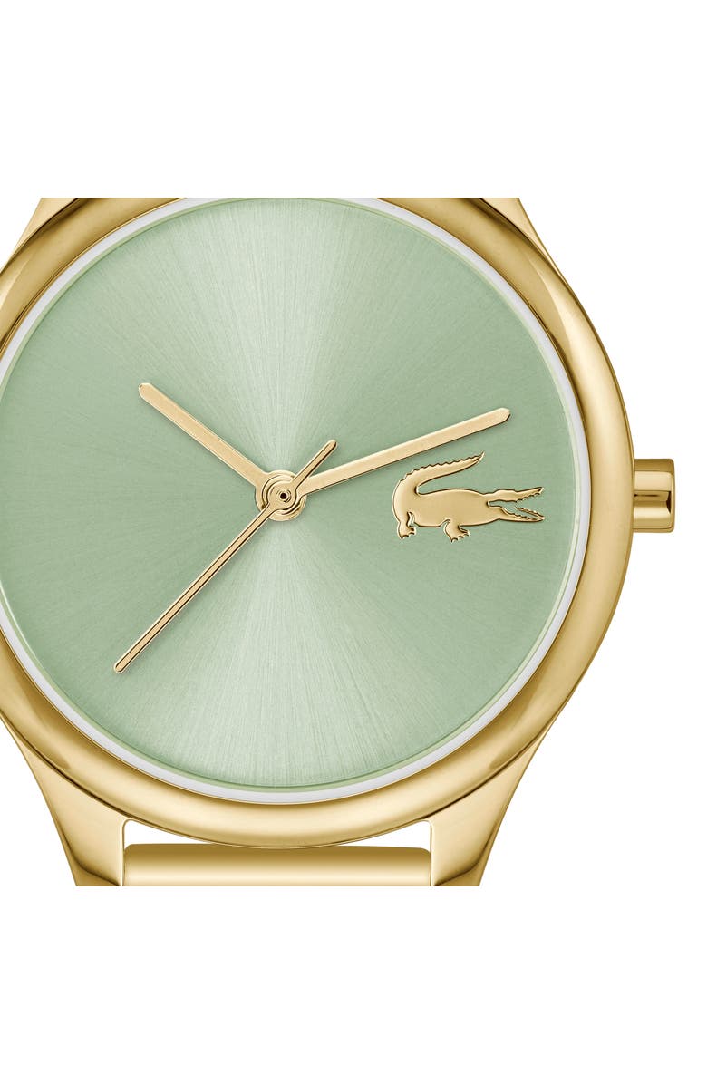 Lacoste Mini Crocodelle Mesh Strap Watch, 28mm, Alternate, color, 