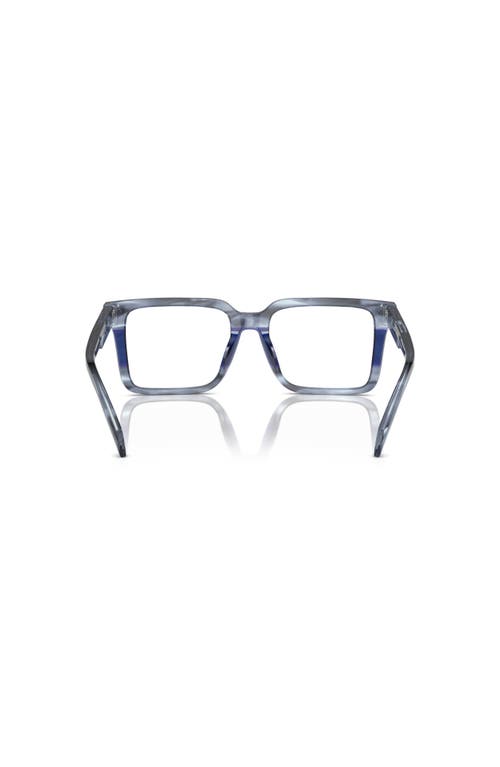 Michael Kors 54mm Square Optical Glasses In Blue