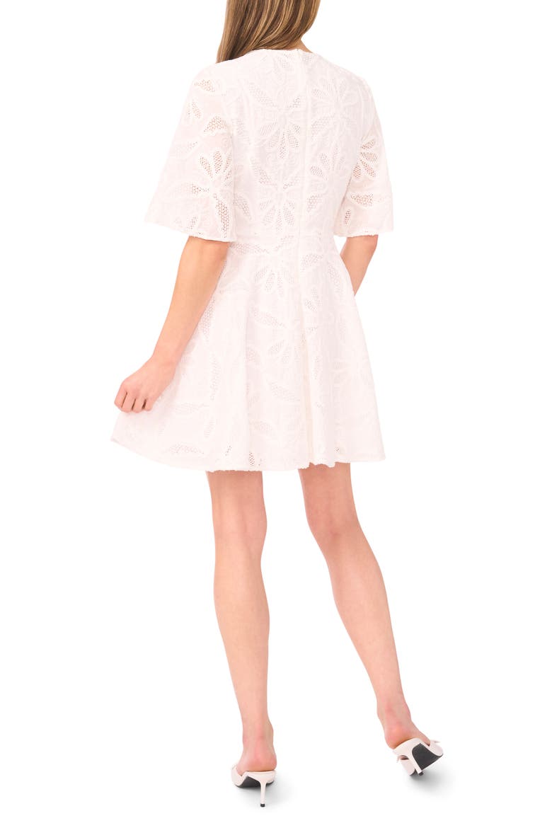 Lori Lace Minidress, Alternate, color, ULTRA WHITE