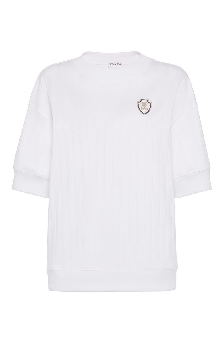 Brunello Cucinelli T-shirt with logo, Main, color,