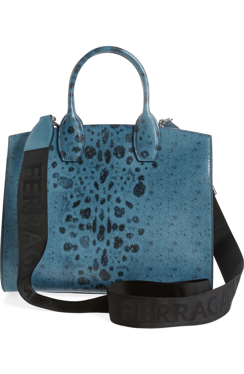 FERRAGAMO The Studio Soft Leather Top Handle Bag, Alternate, color,