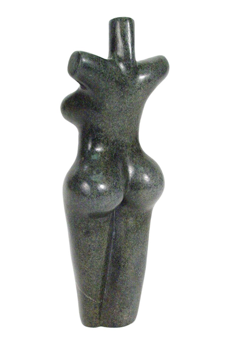 Stone Torso - 11", Alternate, color, Black