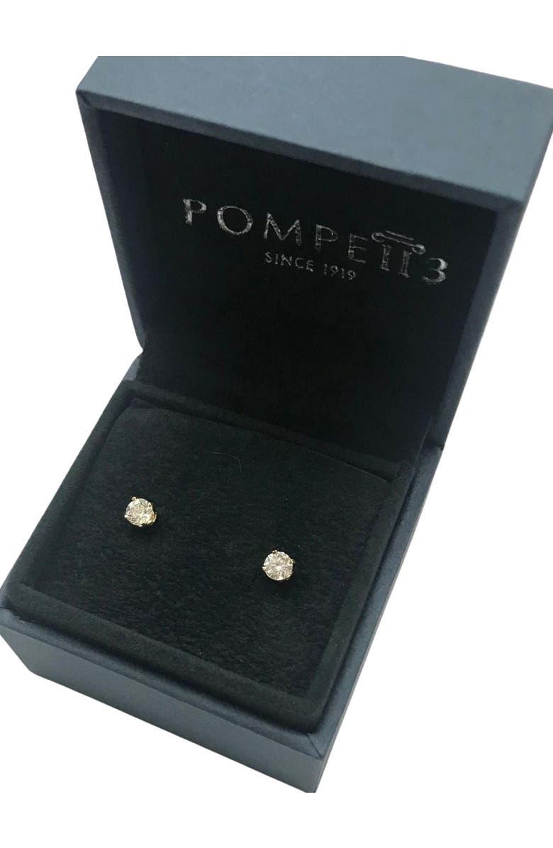 Bliss Diamond 1/2Ct Round Brilliant Cut Diamond Stud Earrings in 14K Gold Classic, Alternate, color, 
