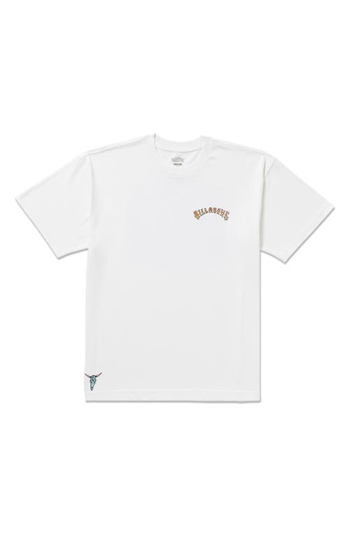 Billabong R U Down Og Short Sleeve Graphic T-shirt In White