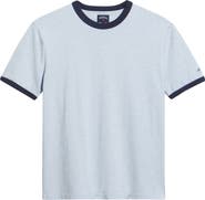 Noah Core Logo Heathered Ringer T-Shirt