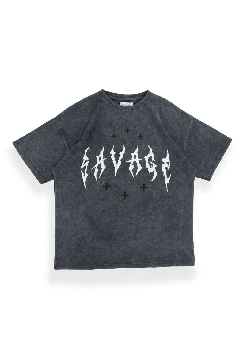 Men's Fresco T-shirt, Main, color, Black Oyster/ Savage