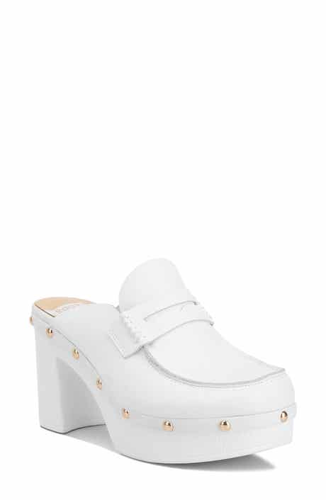 Lycra Stud Platform Mule