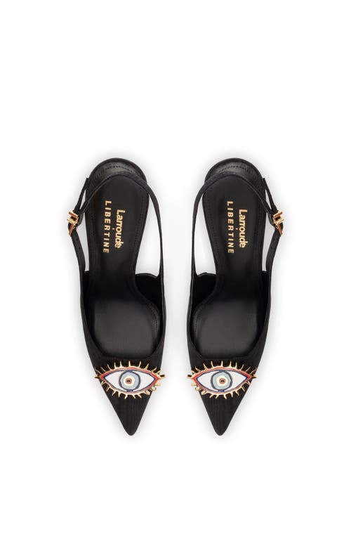 Larroude Larroudé X Libertine Eye Pump In Black
