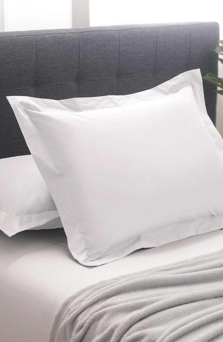 Allied Home Cotton Twill Sham, Alternate, color, White