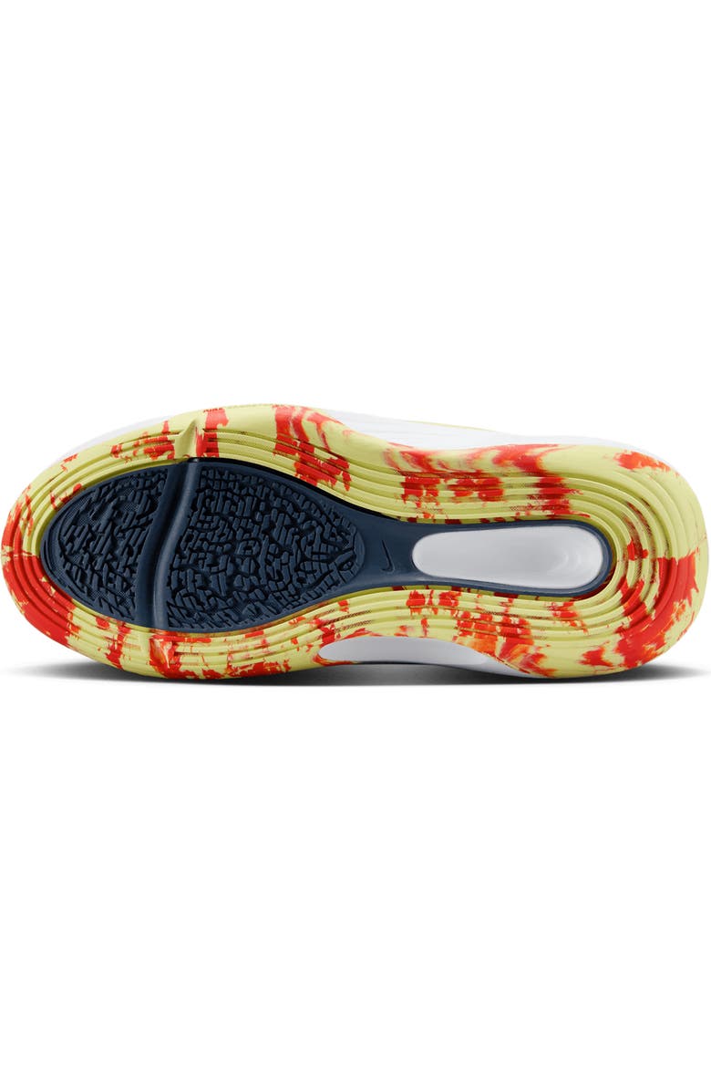 Nike Kids' IsoFly Basketball Shoe, Alternate, color, White/ Limelight/ Lemon/ Navy